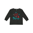 thumbnail image 1 of Inktastic Let It Snow, Snowflakes, Trees, Christmas, Xmas Boys or Girls Long Sleeve Toddler T-Shirt, 1 of 5