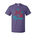 thumbnail image 1 of Inktastic Let It Snow, Snowflakes, Trees, Christmas, Xmas T-Shirt, 1 of 5