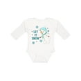 thumbnail image 1 of Inktastic Let It Snow Snowman Boys or Girls Long Sleeve Baby Bodysuit, 1 of 5