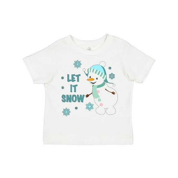 Inktastic Let It Snow Snowman Boys or Girls Toddler T-Shirt