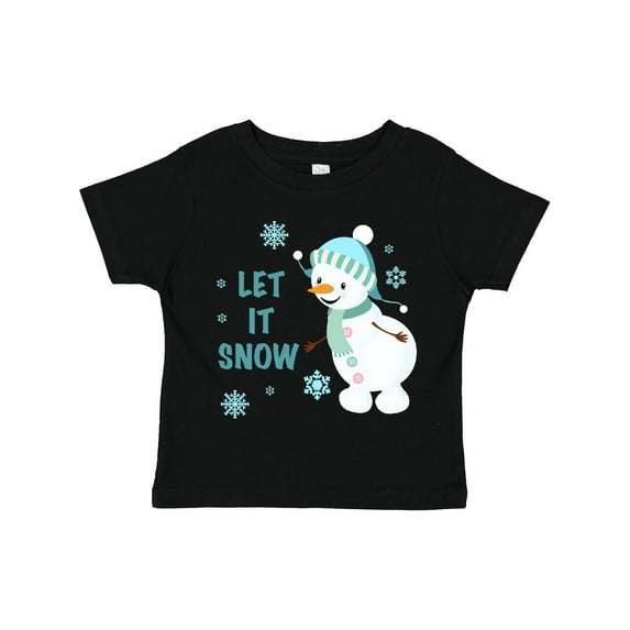 Inktastic Let It Snow Snowman Boys or Girls Toddler T-Shirt