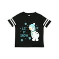 thumbnail image 1 of Inktastic Let It Snow Snowman Boys or Girls Toddler T-Shirt, 1 of 5