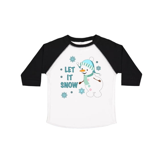 Inktastic Let It Snow Snowman Boys or Girls Toddler T-Shirt