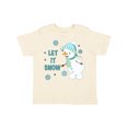 thumbnail image 1 of Inktastic Let It Snow Snowman Boys or Girls Toddler T-Shirt, 1 of 5