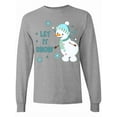 thumbnail image 1 of Inktastic Let It Snow Snowman Long Sleeve T-Shirt, 1 of 5