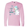 thumbnail image 1 of Inktastic Let It Snow Snowman Long Sleeve T-Shirt, 1 of 5