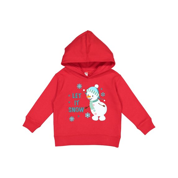 Inktastic Let It Snow Snowman Toddler Hoodie