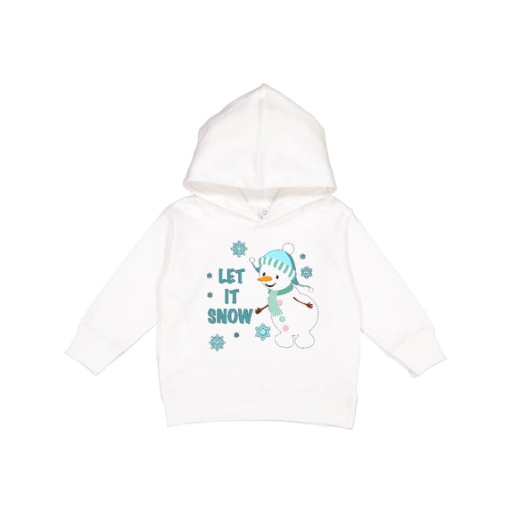 Inktastic Let It Snow Snowman Toddler Hoodie
