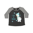 thumbnail image 1 of Inktastic Let It Snow Snowman Women's Plus Size T-Shirt, 1 of 5