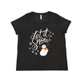 thumbnail image 1 of Inktastic Let It Snow Women's Plus Size T-Shirt, 1 of 5