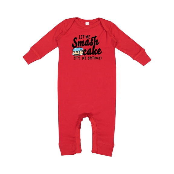 Inktastic Let Me Smash Cake Its My Birthday Baby Romper Coveralls