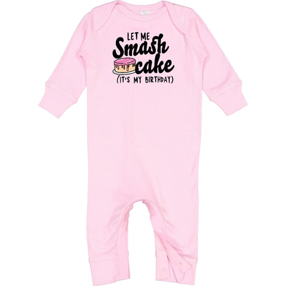 Inktastic Let Me Smash Cake Its My Birthday Baby Romper Coveralls