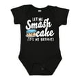 thumbnail image 1 of Inktastic Let Me Smash Cake Its My Birthday Boys Baby Bodysuit, 1 of 5