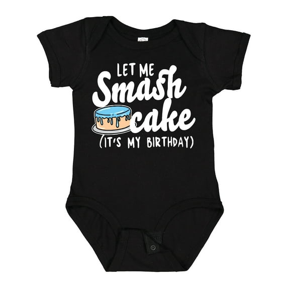 Inktastic Let Me Smash Cake Its My Birthday Boys Baby Bodysuit