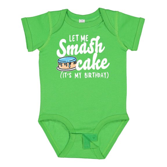 Inktastic Let Me Smash Cake Its My Birthday Boys Baby Bodysuit