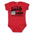 thumbnail image 1 of Inktastic Let Me Smash Cake Its My Birthday Boys Baby Bodysuit, 1 of 5