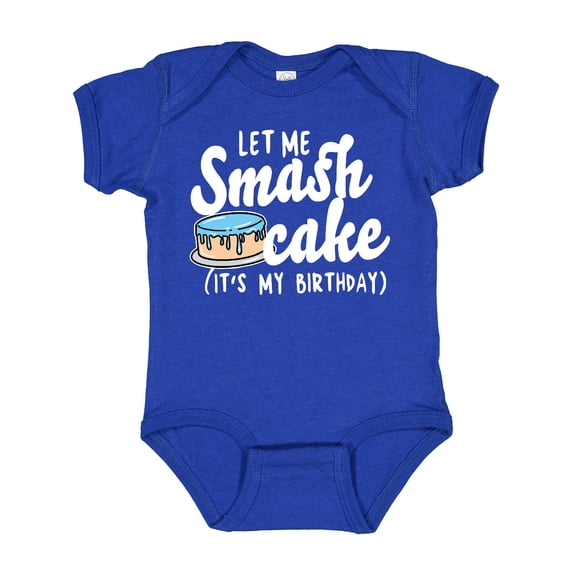 Inktastic Let Me Smash Cake Its My Birthday Boys Baby Bodysuit