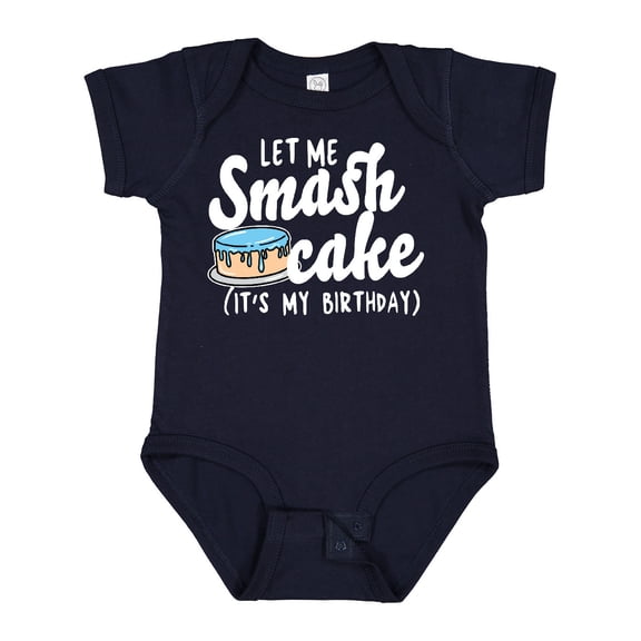 Inktastic Let Me Smash Cake Its My Birthday Boys Baby Bodysuit