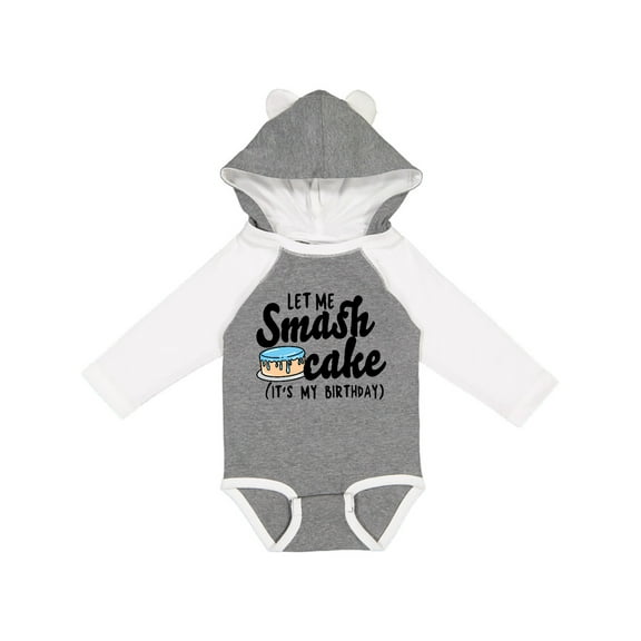 Inktastic Let Me Smash Cake Its My Birthday Boys Long Sleeve Baby Bodysuit