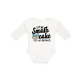 thumbnail image 1 of Inktastic Let Me Smash Cake Its My Birthday Boys Long Sleeve Baby Bodysuit, 1 of 5