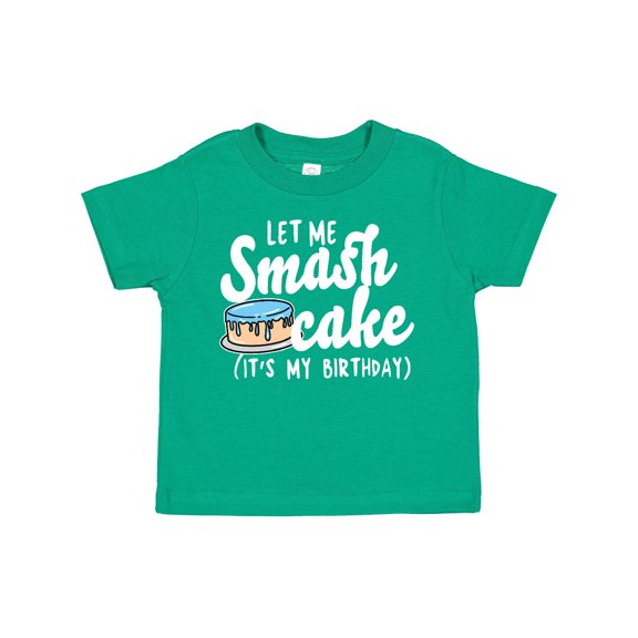 Inktastic Let Me Smash Cake Its My Birthday Boys Toddler T-Shirt