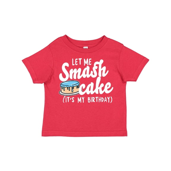 Inktastic Let Me Smash Cake Its My Birthday Boys Toddler T-Shirt