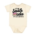 thumbnail image 1 of Inktastic Let Me Smash Cake Its My Birthday Girls Baby Bodysuit, 1 of 5