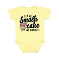 thumbnail image 1 of Inktastic Let Me Smash Cake Its My Birthday Girls Baby Bodysuit, 1 of 5