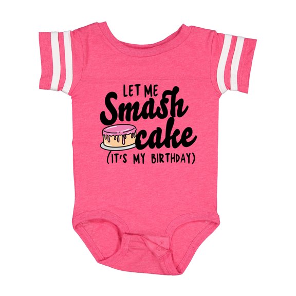 Inktastic Let Me Smash Cake Its My Birthday Girls Baby Bodysuit