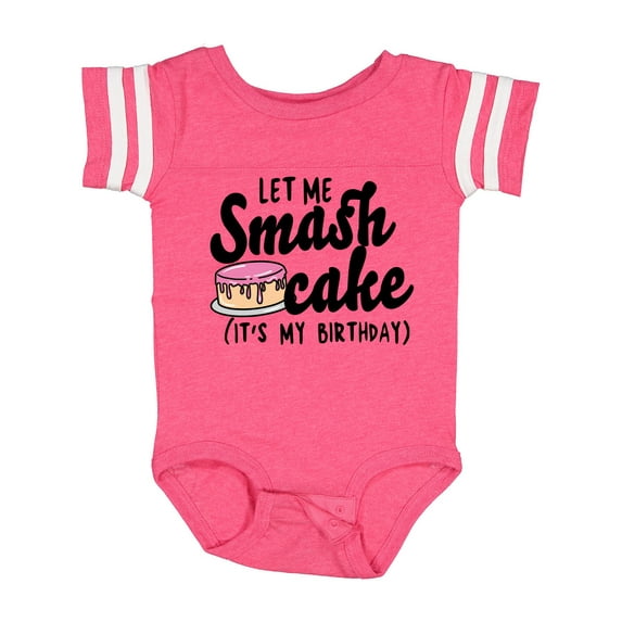 Inktastic Let Me Smash Cake Its My Birthday Girls Baby Bodysuit