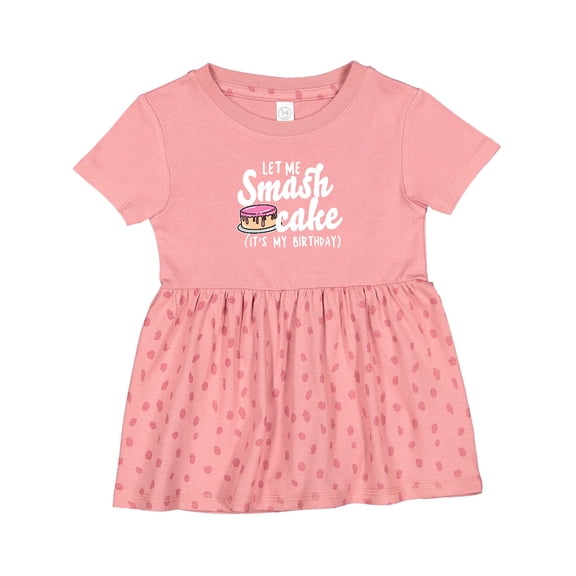 Inktastic Let Me Smash Cake Its My Birthday Girls Baby Dress