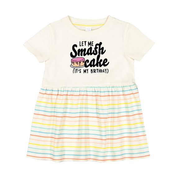 Inktastic Let Me Smash Cake Its My Birthday Girls Baby Dress