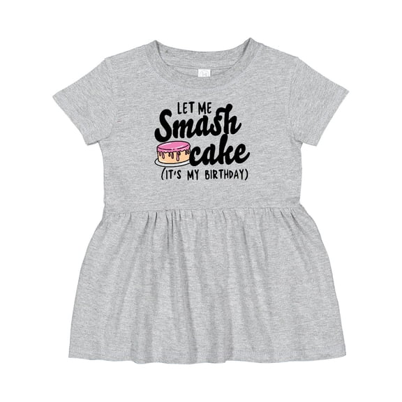 Inktastic Let Me Smash Cake Its My Birthday Girls Baby Dress