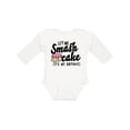 thumbnail image 1 of Inktastic Let Me Smash Cake Its My Birthday Girls Long Sleeve Baby Bodysuit, 1 of 5