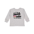 thumbnail image 1 of Inktastic Let Me Smash Cake Its My Birthday Girls Long Sleeve Toddler T-Shirt, 1 of 5