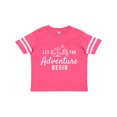 thumbnail image 1 of Inktastic Let the Adventure Begin with Camping Tent and Mountains Boys or Girls Toddler T-Shirt, 1 of 5