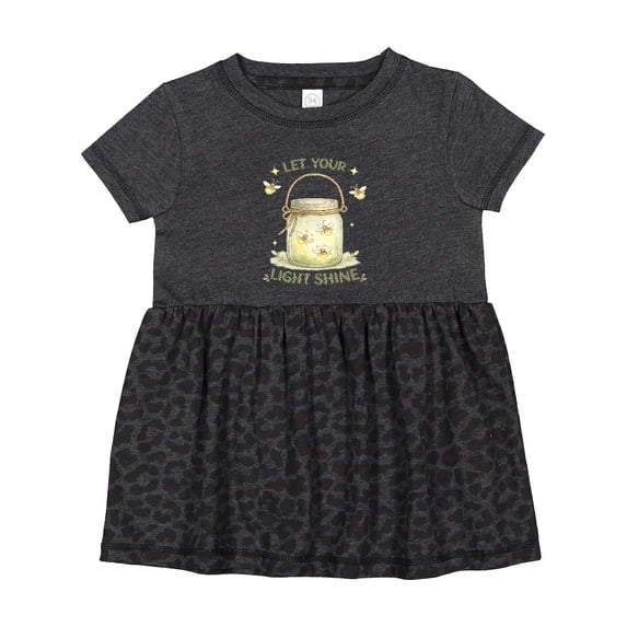 Inktastic Let Your Light Shine Girls Baby Dress