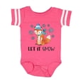 thumbnail image 1 of Inktastic Let it Snow Cute Orange Fox in Hat and Scarf Boys or Girls Baby Bodysuit, 1 of 5