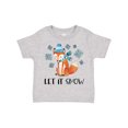 thumbnail image 1 of Inktastic Let it Snow Cute Orange Fox in Hat and Scarf Boys or Girls Toddler T-Shirt, 1 of 5