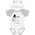 thumbnail image 1 of Inktastic Let it Snow Sassy Snowman in Top Hat Boys or Girls Baby Bodysuit, 1 of 5