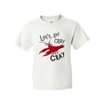 thumbnail image 1 of Inktastic Let's Get Cray Cray Cute Red Crayfish Youth T-Shirt, 1 of 5