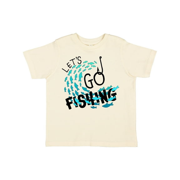 Inktastic Let's Go Fishing Boys or Girls Toddler T-Shirt