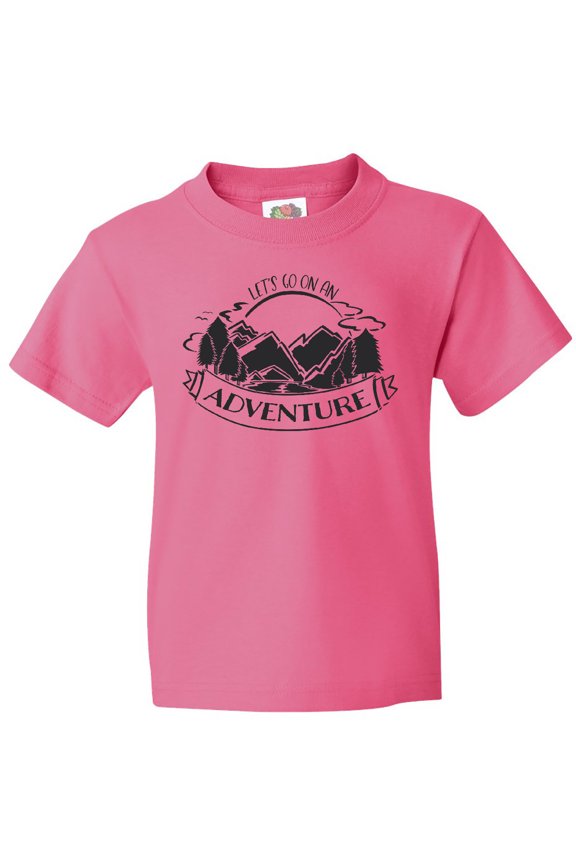 Let's Go on an Adventure Mountains Youth T-Shirt