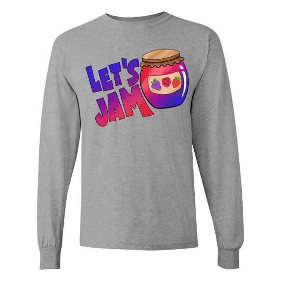 Inktastic Let's Jam Long Sleeve T-Shirt
