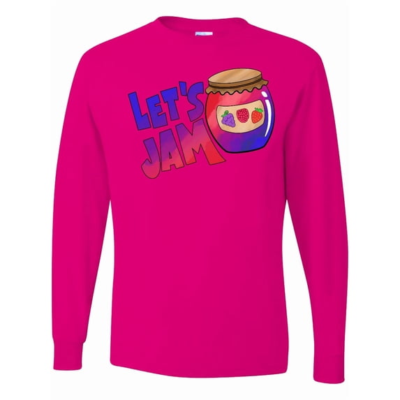 Inktastic Let's Jam Long Sleeve T-Shirt