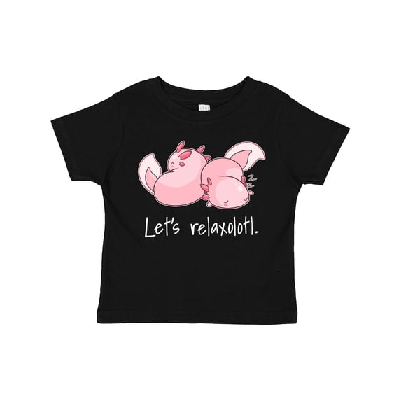 Inktastic Let's Relaxolotl with Cute Sleeping Axolotls Boys or Girls Toddler T-Shirt