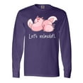 thumbnail image 1 of Inktastic Let's Relaxolotl with Cute Sleeping Axolotls Long Sleeve T-Shirt, 1 of 5