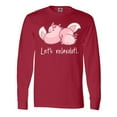 thumbnail image 1 of Inktastic Let's Relaxolotl with Cute Sleeping Axolotls Long Sleeve T-Shirt, 1 of 5