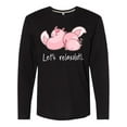 thumbnail image 1 of Inktastic Let's Relaxolotl with Cute Sleeping Axolotls Long Sleeve T-Shirt, 1 of 5