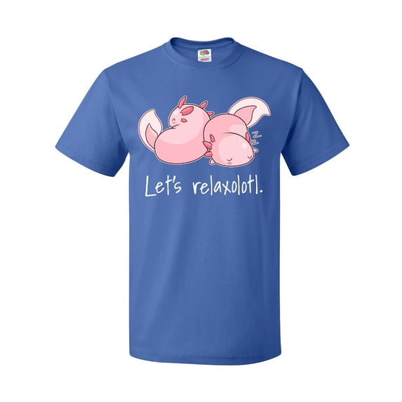 Inktastic Let's Relaxolotl with Cute Sleeping Axolotls T-Shirt